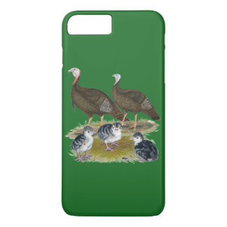 Turkeys Eastern Wild Family iPhone 8 Plus/7 Plus Case