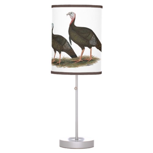 Turkeys Eastern Wild Pair Table Lamp