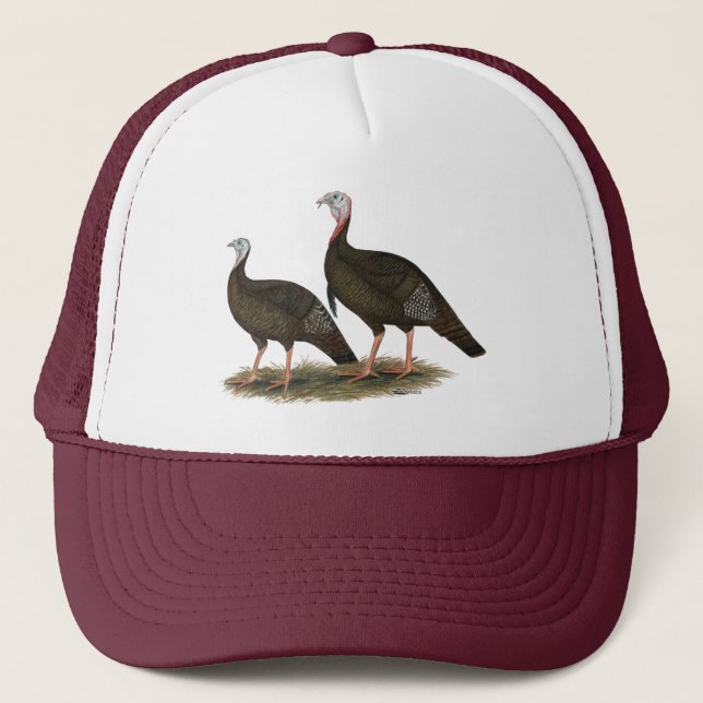 Turkeys Eastern Wild Pair Trucker Hat (Front)