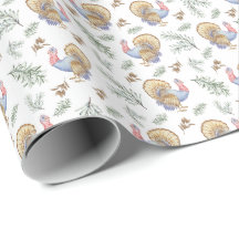 Turkeys Gift Wrapping Paper