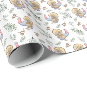 Turkeys Gift Wrapping Paper