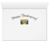 TURKEYS IN KITCHEN THANKSGIVING GREETING CARD Vers (Inside Horizontal (Bottom))