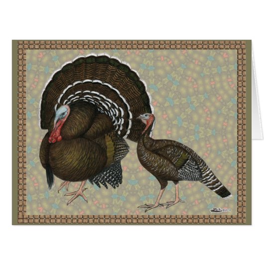 Turkeys Standard Bronze Portrait (Front Horizontal)