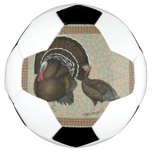 Turkeys Standard Bronze Portrait Soccer Ball