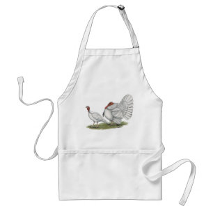 Turkeys White Holland Adult Apron