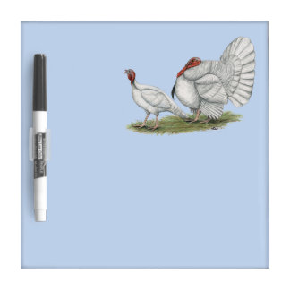 Turkeys White Holland Dry-Erase Board