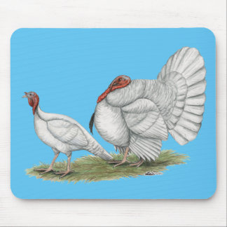 Turkeys White Holland Mouse Pad
