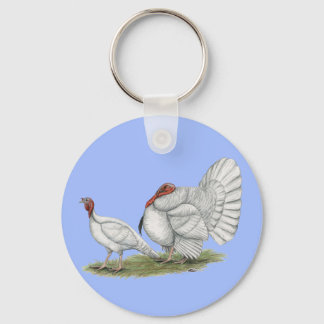 Turkeys White Hollands Keychain
