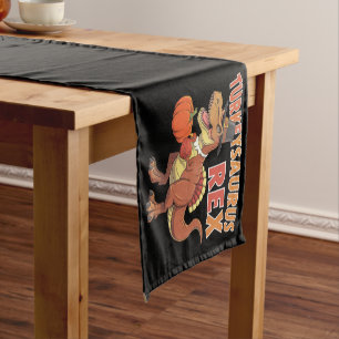 Turkeysaurus Rex Dab Turkey Dino Toddler Boys Short Table Runner