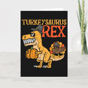 Turkeysaurus Rex Dab Turkey Dino Toddler Boys Than Card
