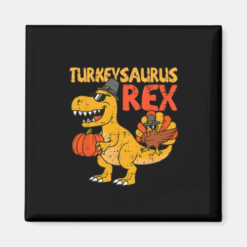 Turkeysaurus Rex Turkey Thanksgiving Toddler Boy K Magnet