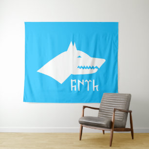 Turkic Grey Wolf - Gokturks Tapestry