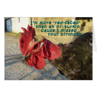 Funny Chicken Birthday Cards | Zazzle