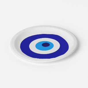 Turkish amulet called Nazar Paper Plates
