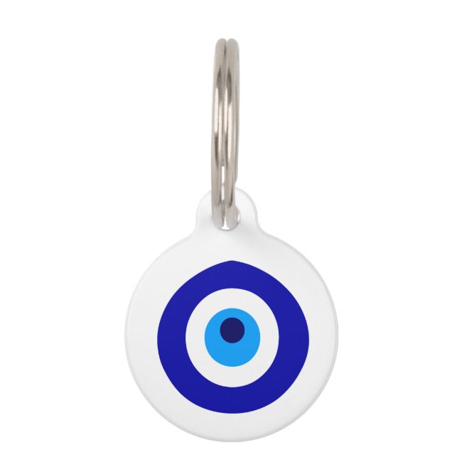 Turkish amulet called Nazar Pet ID Tag