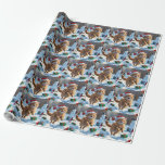 Turkish Angora Cat Running in Snow Christmas Hat Wrapping Paper<br><div class="desc">A graceful Turkish Angora Cat runs playfully through the snowy winter scene,  wearing a festive red Christmas hat. This elegant design highlights the breed’s silky coat,  slender frame,  and affectionate nature while capturing the warmth and joy of the holiday season. A heartwarming winter moment full of festive cheer.</div>