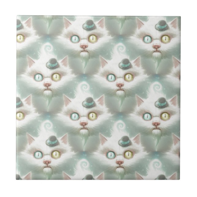 Turkish angora ceramic tile (Front)