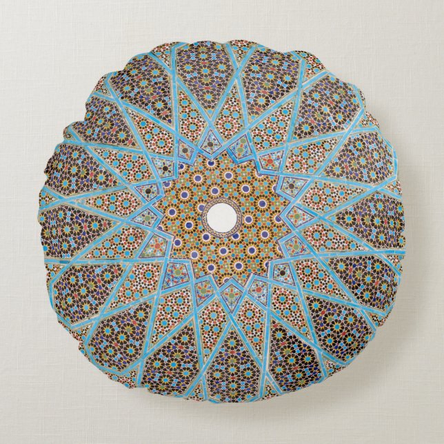 Turkish beautiful design of traditional  round pillow (Front)