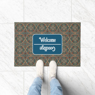 Turkish Beautiful Old Pattern Modern Collection Doormat