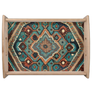 Turkish Beautiful Old Pattern Modern Collection Serving Tray
