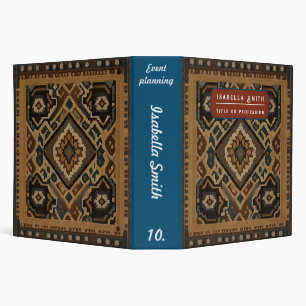 Turkish Beautiful Old Pattern Popular Collection 3 Ring Binder