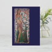 Turkish Belly Dancer With Traditional Art Backgrou (Standing Front)