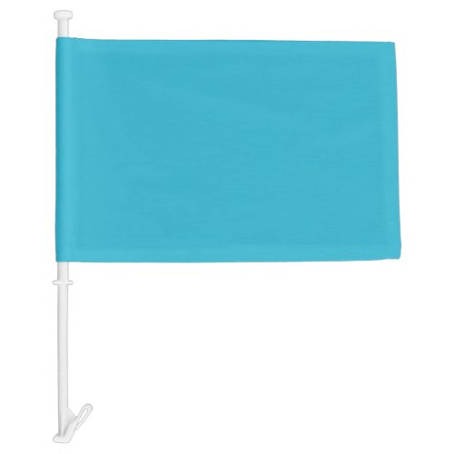 Turkish blue _ Solid color teal aqua blue Car Flag