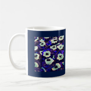 Turkish Boncuk Eye Shaped Amulet Bizarre Art Coffee Mug