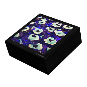 Turkish Boncuk Eye Shaped Amulet Bizarre Art Jewelry Box