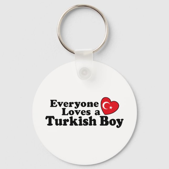 Turkish Boy Keychain (Front)