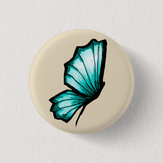 Turkish butterfly pinback button