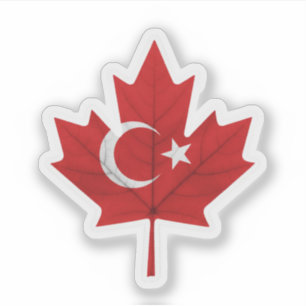 Turkish Canadian Sticker