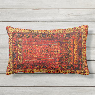 Turkish Carpet "Annie" Lumbar Pillow