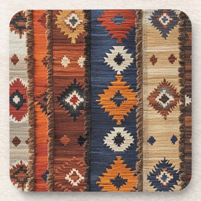 Turkish Carpet  Beverage Coaster (Front)