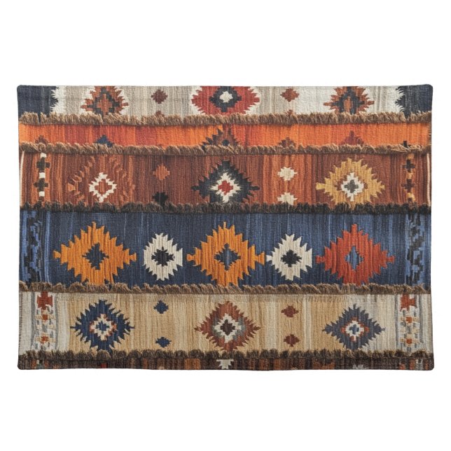 Turkish Carpet Cloth Placemat (Front)
