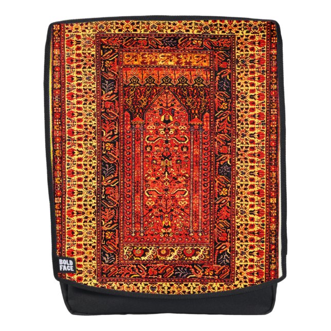 Turkish Carpet or Rug "Annie" Backpack (Front)