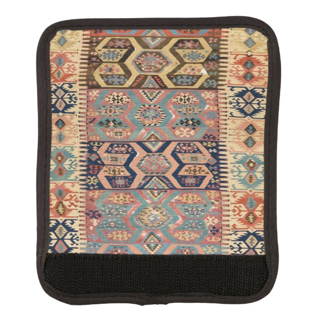 Turkish  Carpet Rug Antique Kilim Luggage Handle Wrap (Front)