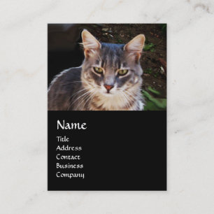 TURKISH CAT MONOGRAM BUSINESS CARD