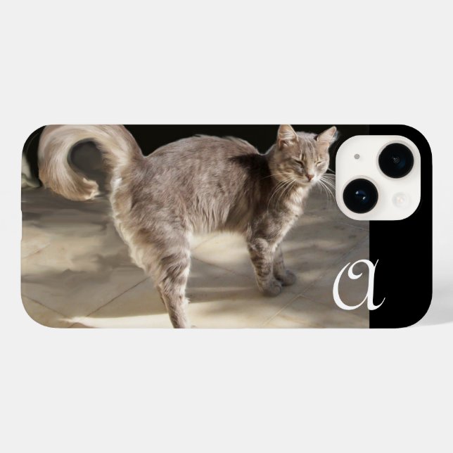 TURKISH CAT MONOGRAM Case-Mate iPhone CASE (Back (Horizontal))