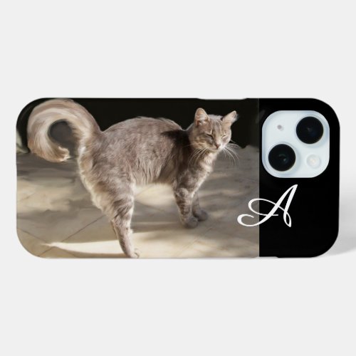 TURKISH CAT MONOGRAM iPhone 15 CASE