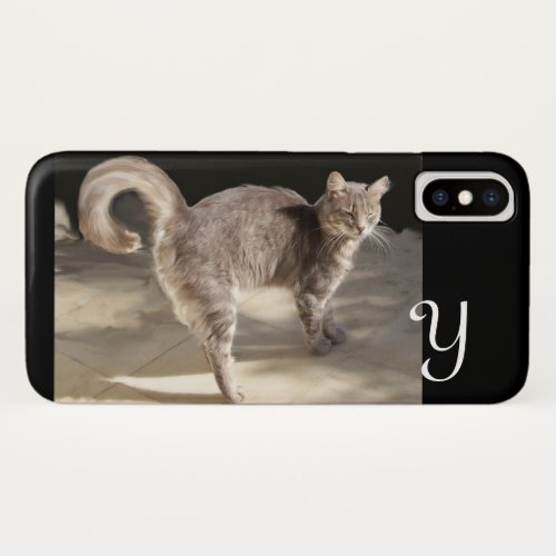 TURKISH CAT MONOGRAM iPhone X CASE