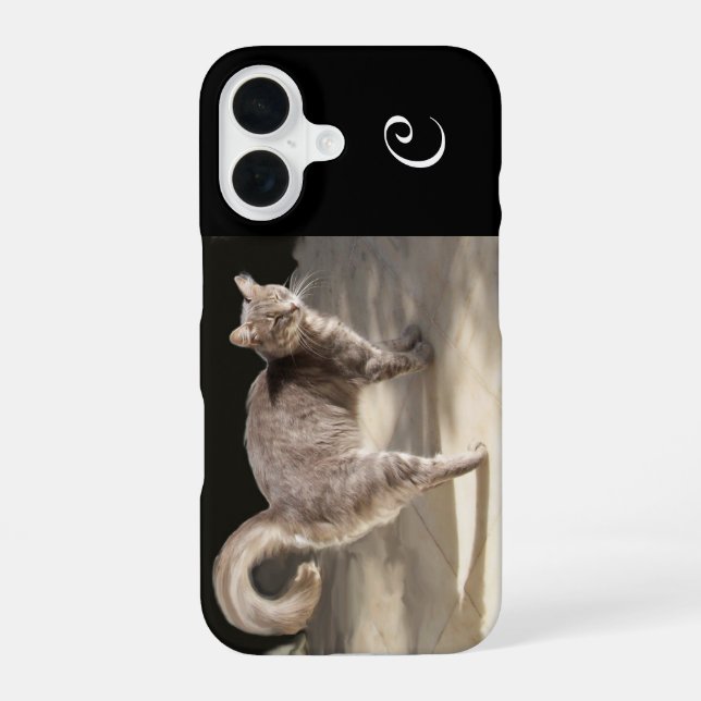 TURKISH CAT MONOGRAM IPHONE CASE (Back)