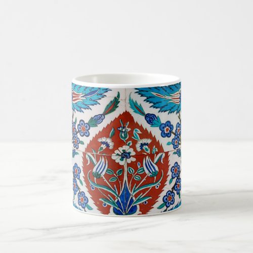 Turkish Ceramic Floral Coffee Mug