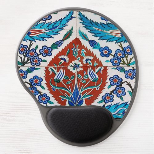 Turkish Ceramic Floral Gel Mouse Pad