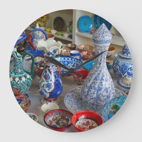 Turkish Ceramics Large Clock