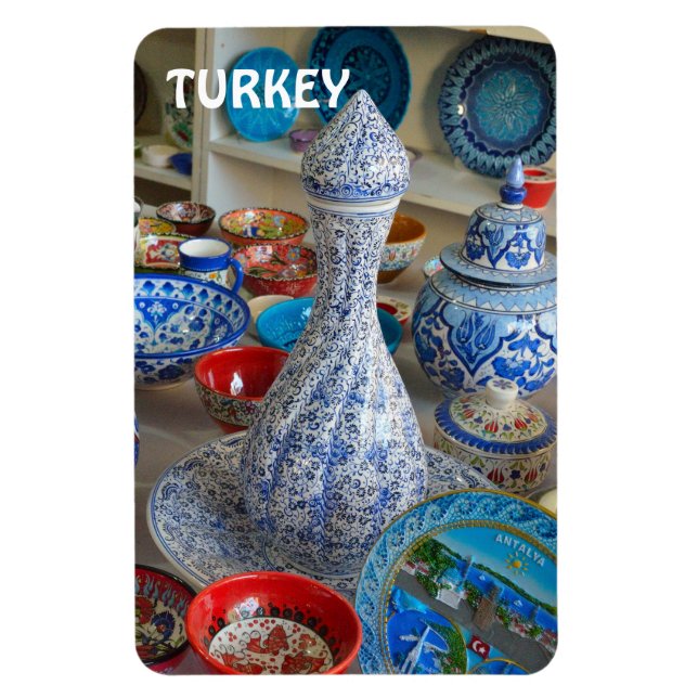 Turkish Ceramics Magnet (Vertical)