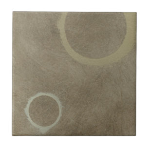 Turkish Coffee Glaze - Two Circles Ceramic Tile