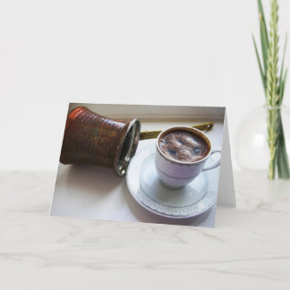 Turkish Coffee Notecard