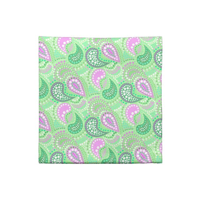 Turkish cucumbers abstract polka dot pattern  cloth napkin (Quarter Fold)