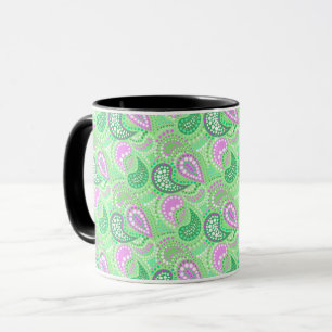 Turkish cucumbers abstract polka dot pattern mug